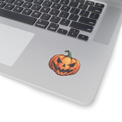 Classic Halloween Jack-o-Lantern Cartoon Illustration Vinyl Sticker