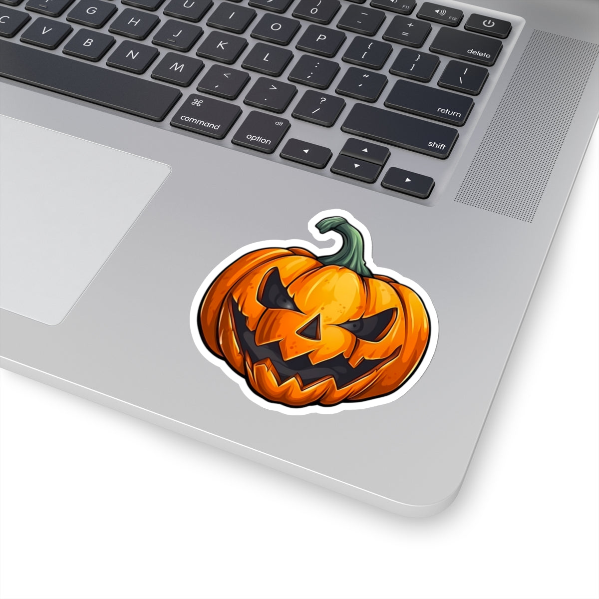 Classic Halloween Jack-o-Lantern Cartoon Illustration Vinyl Sticker