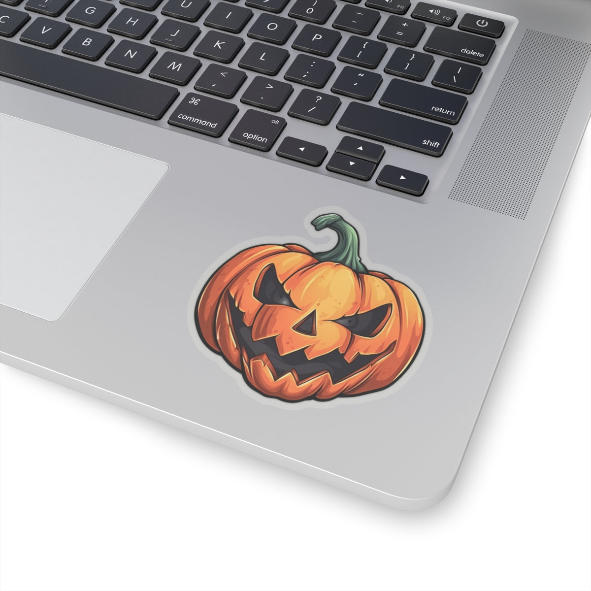 Classic Halloween Jack-o-Lantern Cartoon Illustration Vinyl Sticker