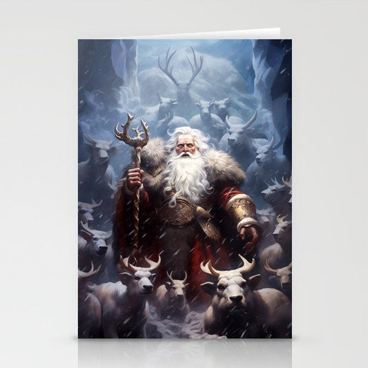 Fantasy Santa #2: Señor del Norte Tarjetas de felicitación