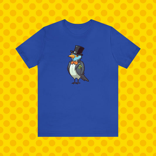 Dapper Bird T-Shirt by Studio Ten Design
