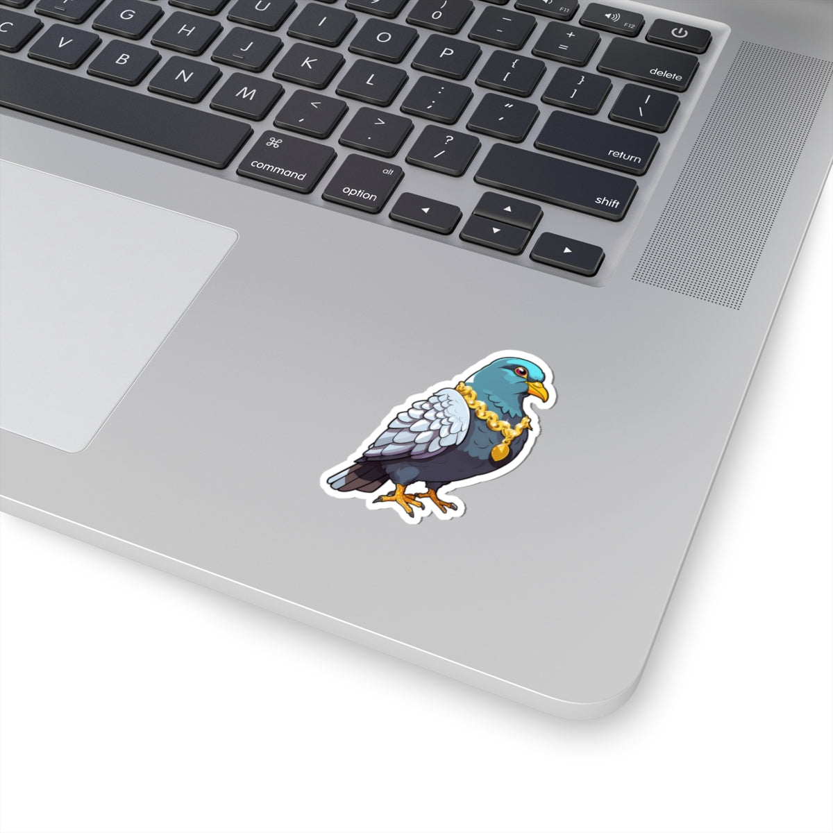 Flocka Flame Pigeon Rapper 2" White Sticker by Studio Ten Design