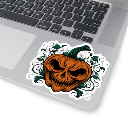 Jack-o-Lantern Tattoo Vinyl Sticker