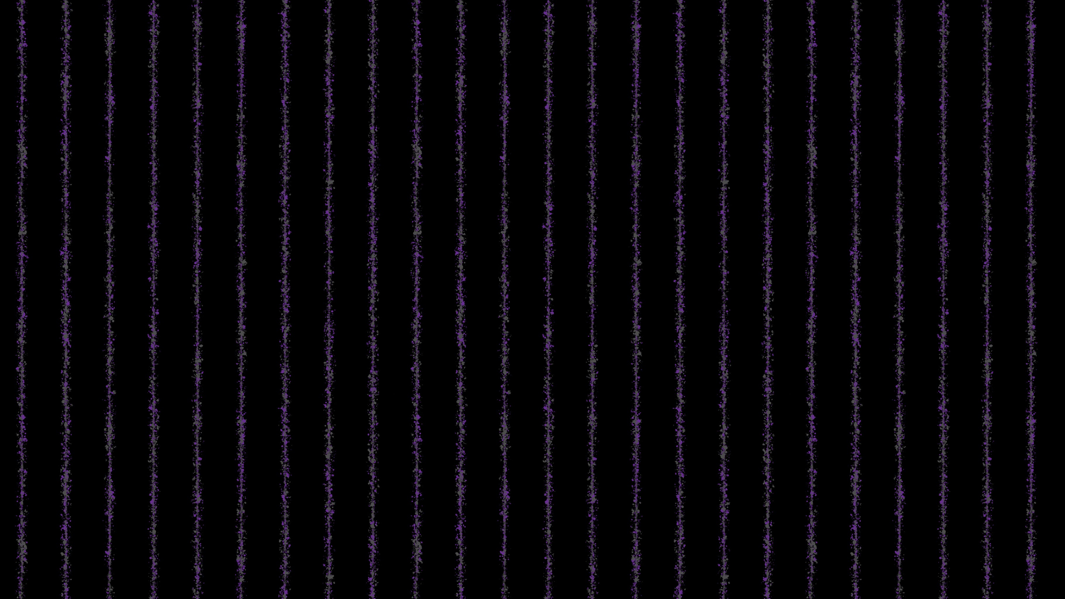 Splatter Pinstripe in grey and purple on black, by Studio Ten Design
