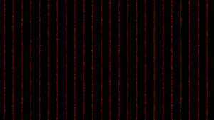Splatter Pinstripe in Red on Black, by Studio Ten Design.
