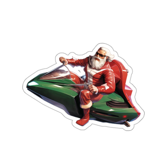 Super Santa Vinyl Sticker