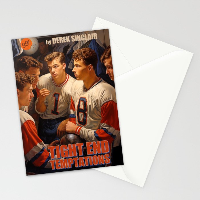 Tight End Temptations Greeting Cards