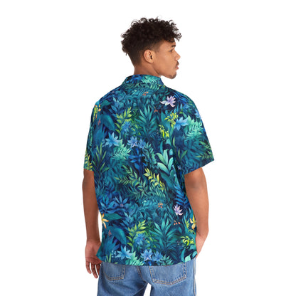 Tropical Jungle (Night 2) Aloha Shirt by Studio Ten Design