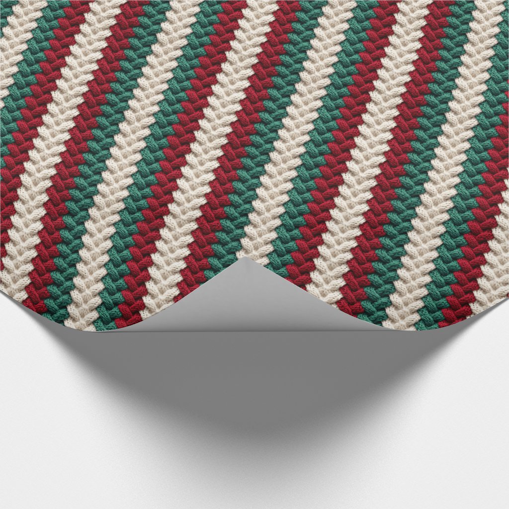 Ugly Holiday Sweater Wrapping Paper Roll
