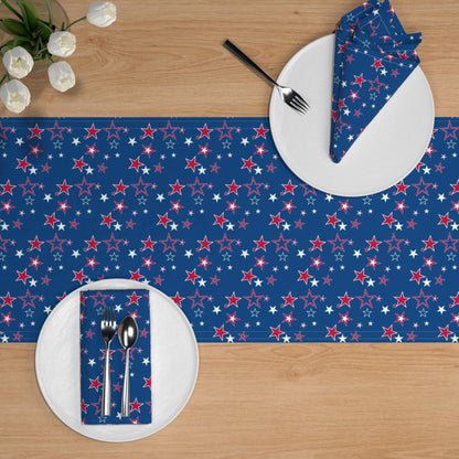Stars on Blue: Table Runners