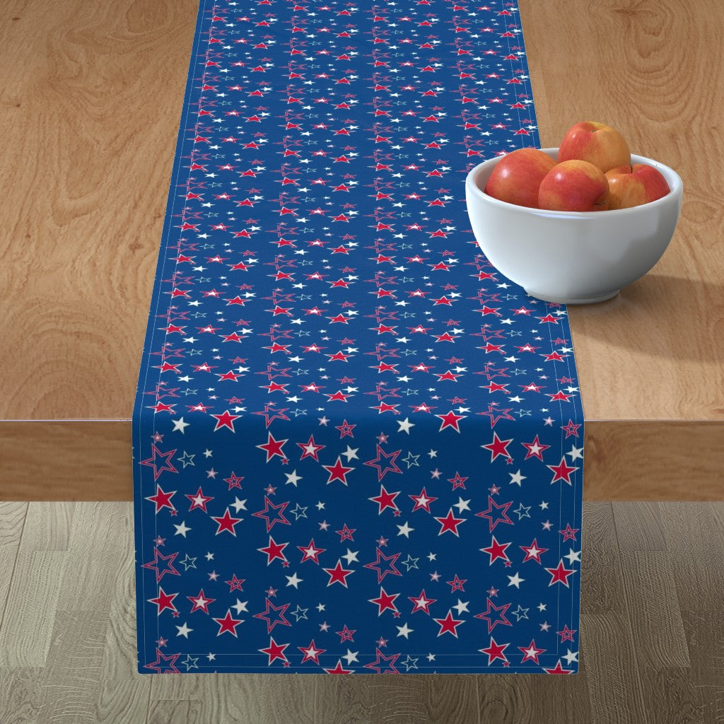 Stars on Blue: Table Runners