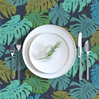 Monstera Madness Day Square or Rectangular Tablecloth
