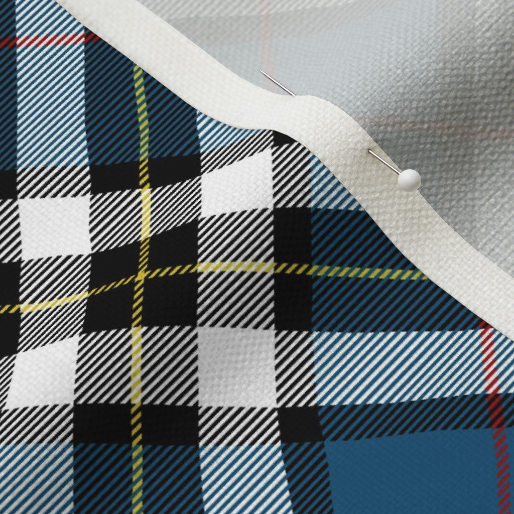 Thomson Dress Tartan Bias Performance Linen Printed Fabric by Studio Ten Design
