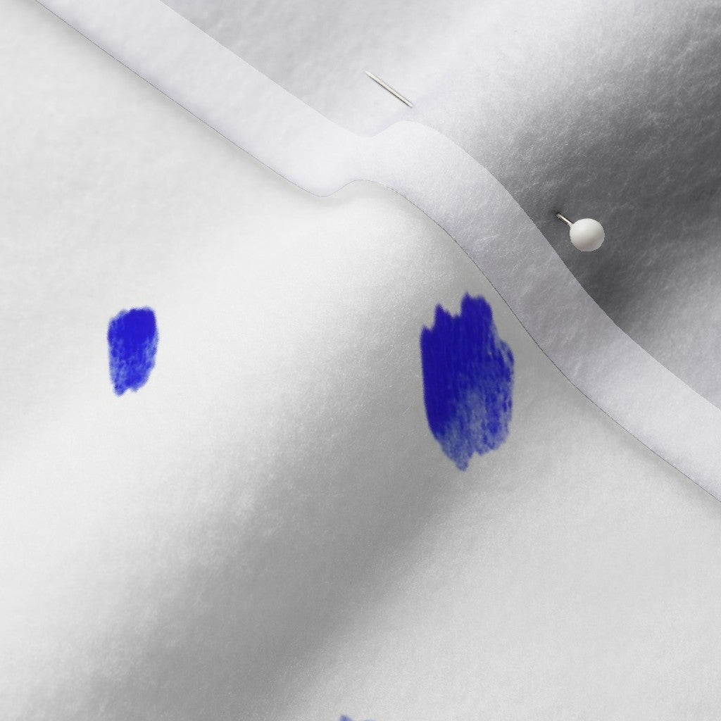 Alma Blue (Bias) Polartec® Fleece Printed Fabric by Studio Ten Design