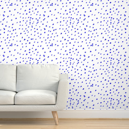 Alma Blue (Diagonal) Wallpaper