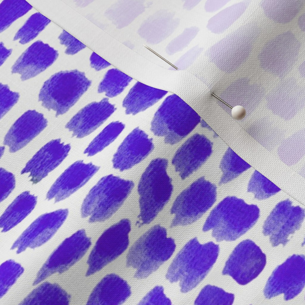 Alma Violet Petal Signature Cotton Printed Fabric by Studio Ten Design