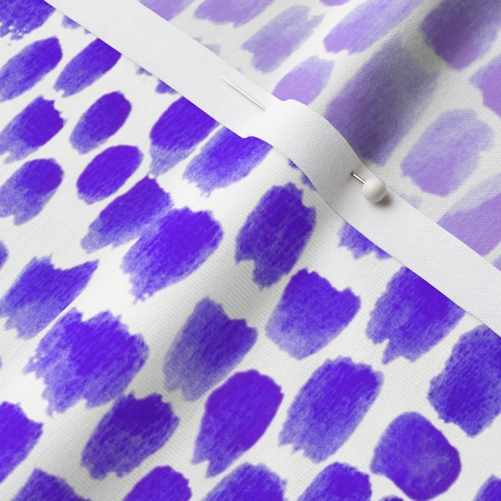 Alma Violet Modern Jersey Printed Fabric by Studio Ten Design