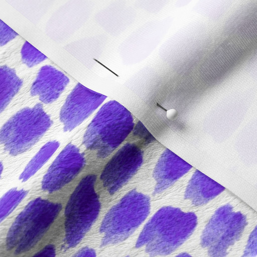 Alma Violet Minky Printed Fabric by Studio Ten Design