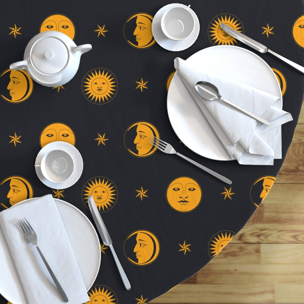 Astrology Round Tablecloths
