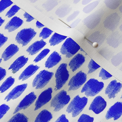 Alma Blue Petal Signature Cotton Printed Fabric by Studio Ten Design