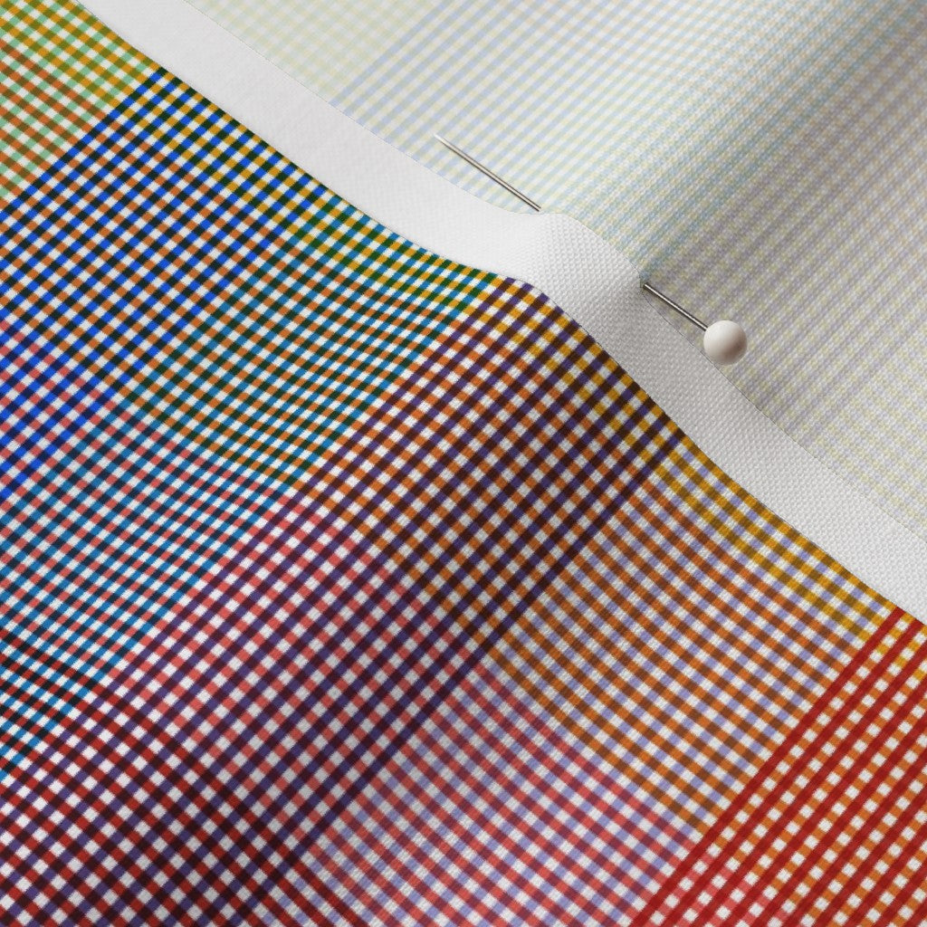 Madras Mania Rainbow Straight Petal Signature Cotton Printed Fabric by Studio Ten Design