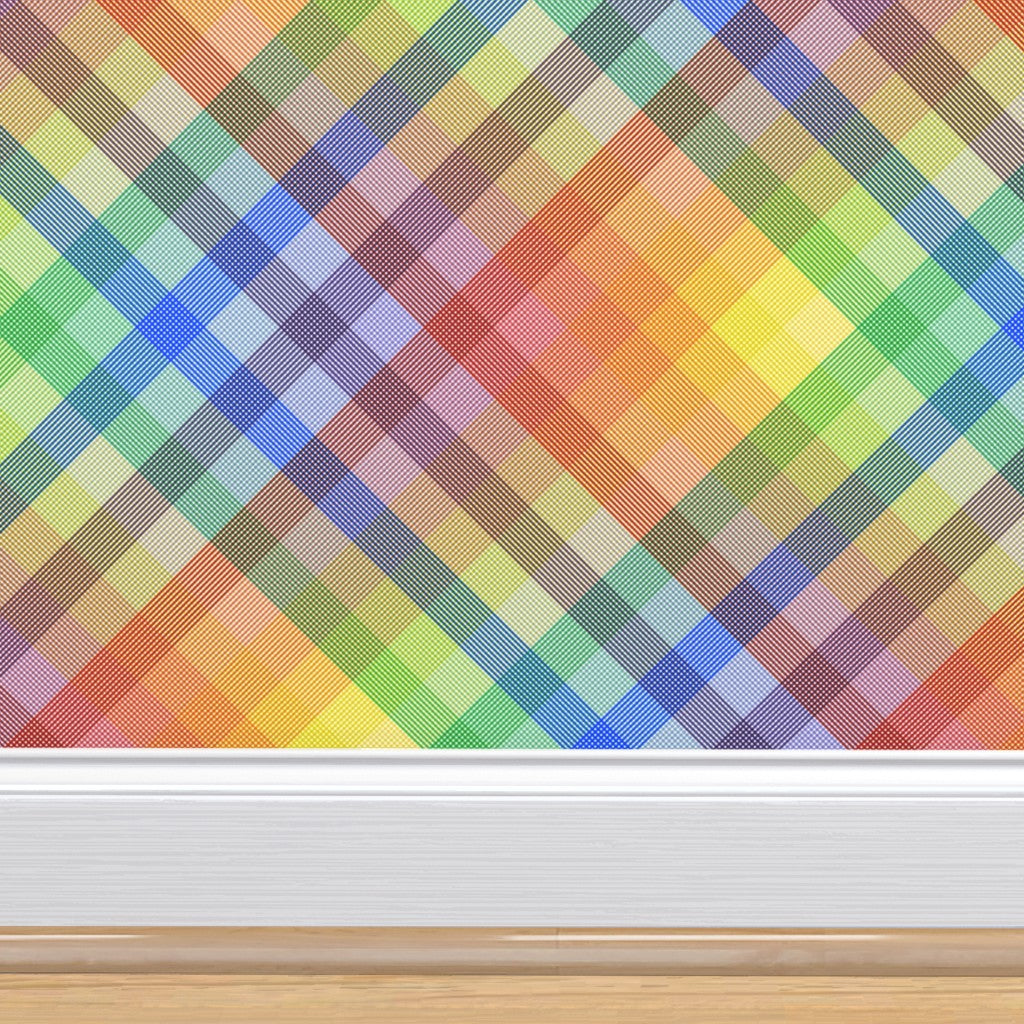 Rainbow Madras Bias Wallpaper