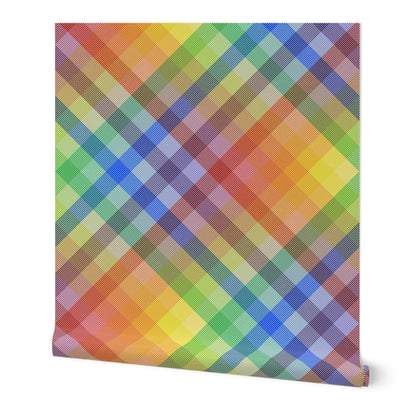 Rainbow Madras Bias Wallpaper