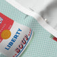 Liberty Soup Cans Longleaf Sateen Grand Printed Fabric by Studio Ten Design