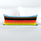 Drippy Rainbow Extra-Long Lumbar Pillow Cover