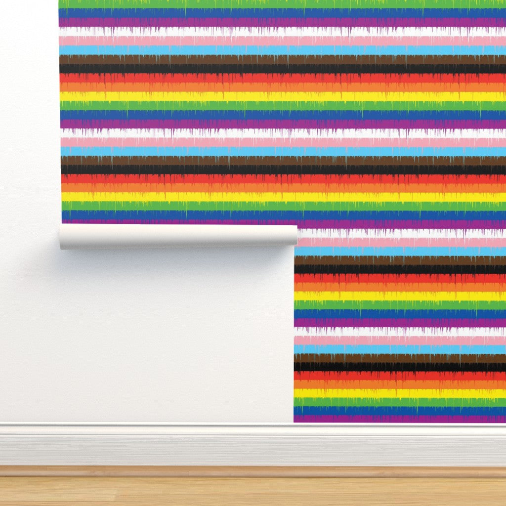 Fondo de pantalla de arco iris goteante