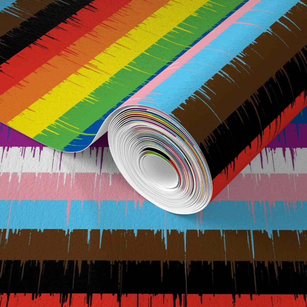 Drippy Rainbow Wallpaper