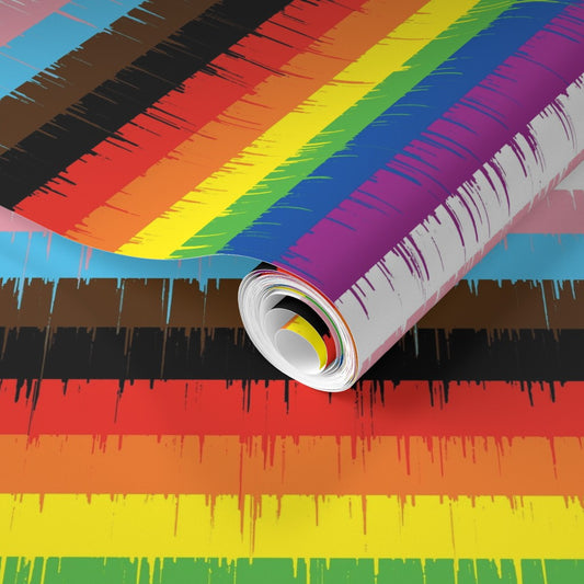 Drippy Rainbow Wallpaper
