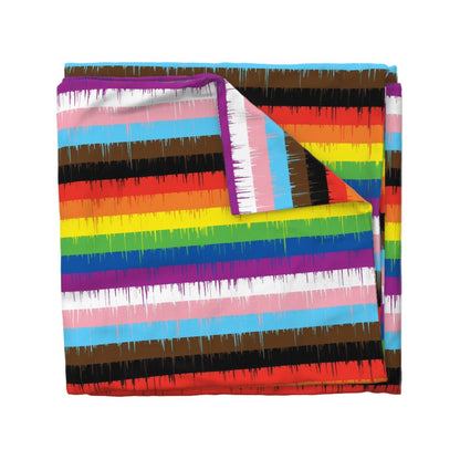 Drippy Rainbow Duvet Cover
