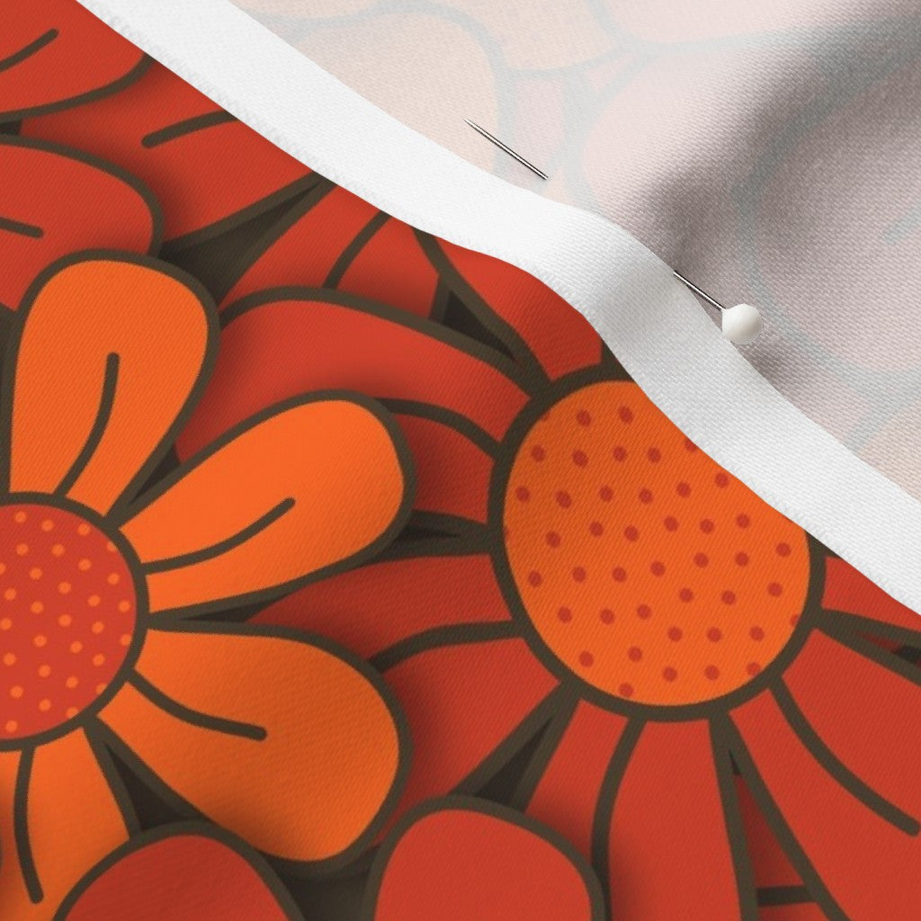 Flower Pop! No. 4 Longleaf Sateen Grand Printed Fabric by Studio Ten Design
