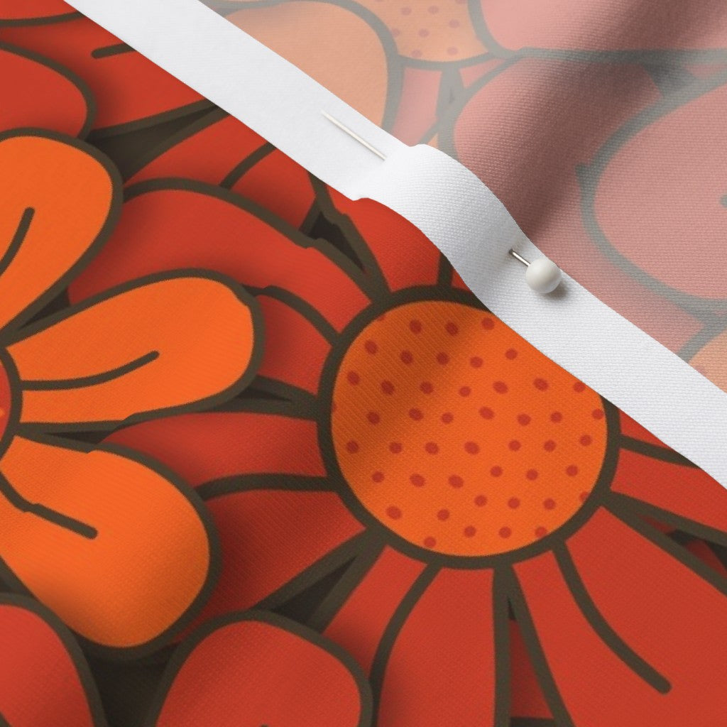 Flower Pop! No. 4 Modern Jersey Printed Fabric by Studio Ten Design