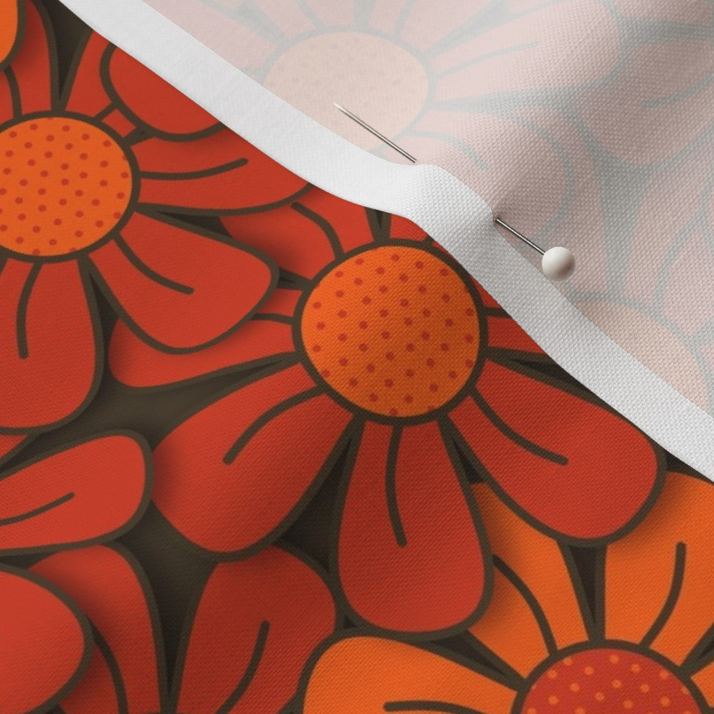 Flower Pop! No. 4 Petal Signature Cotton Printed Fabric by Studio Ten Design