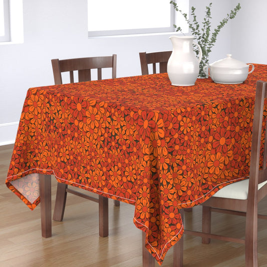 Flower Pop! No. 4 Square or Rectangular Tablecloth