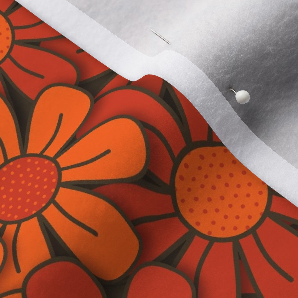 Flower Pop! No. 4 Polartec® Fleece Printed Fabric by Studio Ten Design