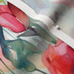 Dawn Serenade Watercolor Tulips Cotton Poplin Printed Fabric by Studio Ten Design