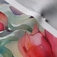Dawn Serenade Watercolor Tulips Dogwood Denim Printed Fabric by Studio Ten Design