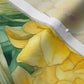 Sunshine Serenade Watercolor Daffodils Organic Cotton Sateen Printed Fabric by Studio Ten Design