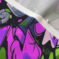 Graffiti Wildstyle (Green, Pink & Purple) Linen Cotton Canvas Printed Fabric by Studio Ten Design