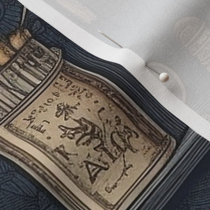 The Alchemist's Cabinet (Vivid) Petal Signature Cotton Printed Fabric by Studio Ten Design