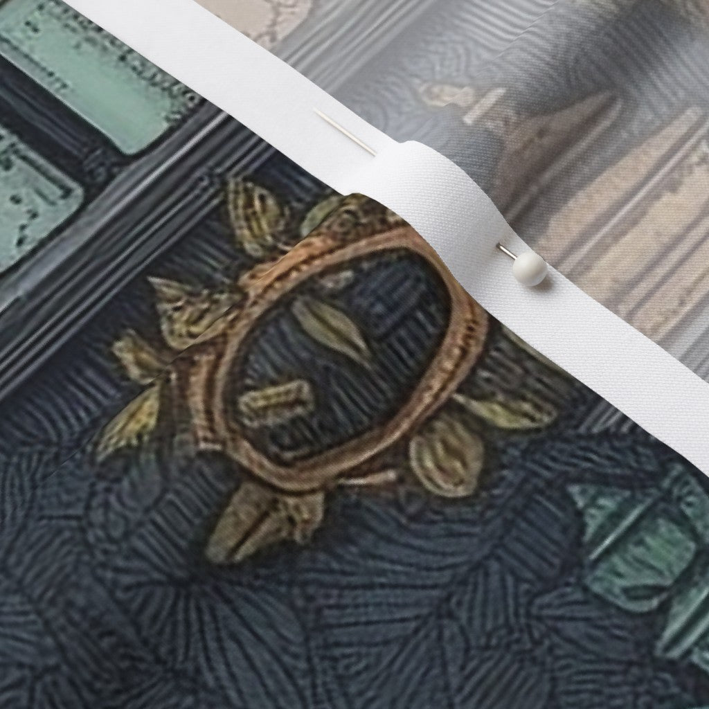 The Alchemist's Cabinet (Vivid) Modern Jersey Printed Fabric by Studio Ten Design