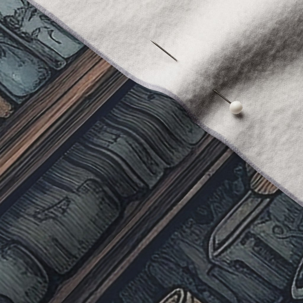 The Alchemist's Cabinet Performance Velvet Printed Fabric by Studio Ten Design
