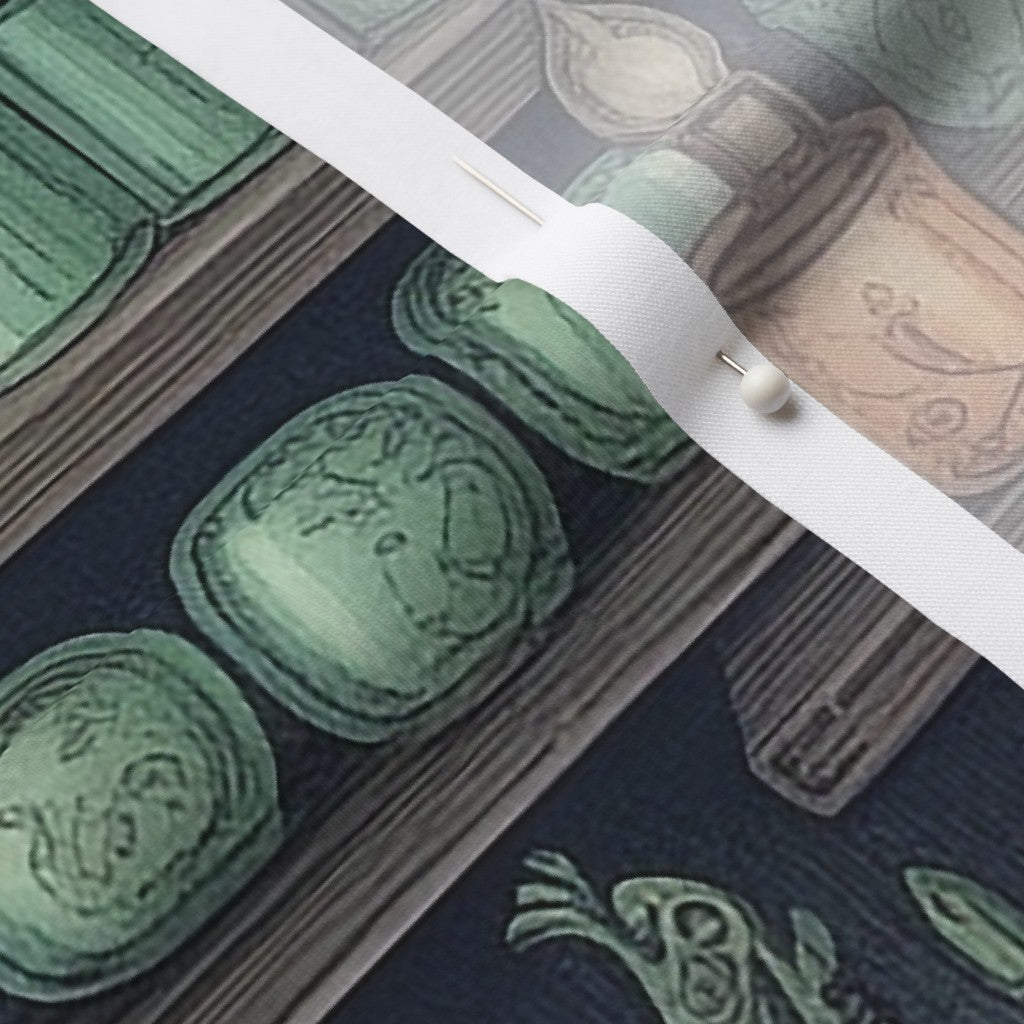 The Alchemist's Cabinet (3) Modern Jersey Printed Fabric by Studio Ten Design