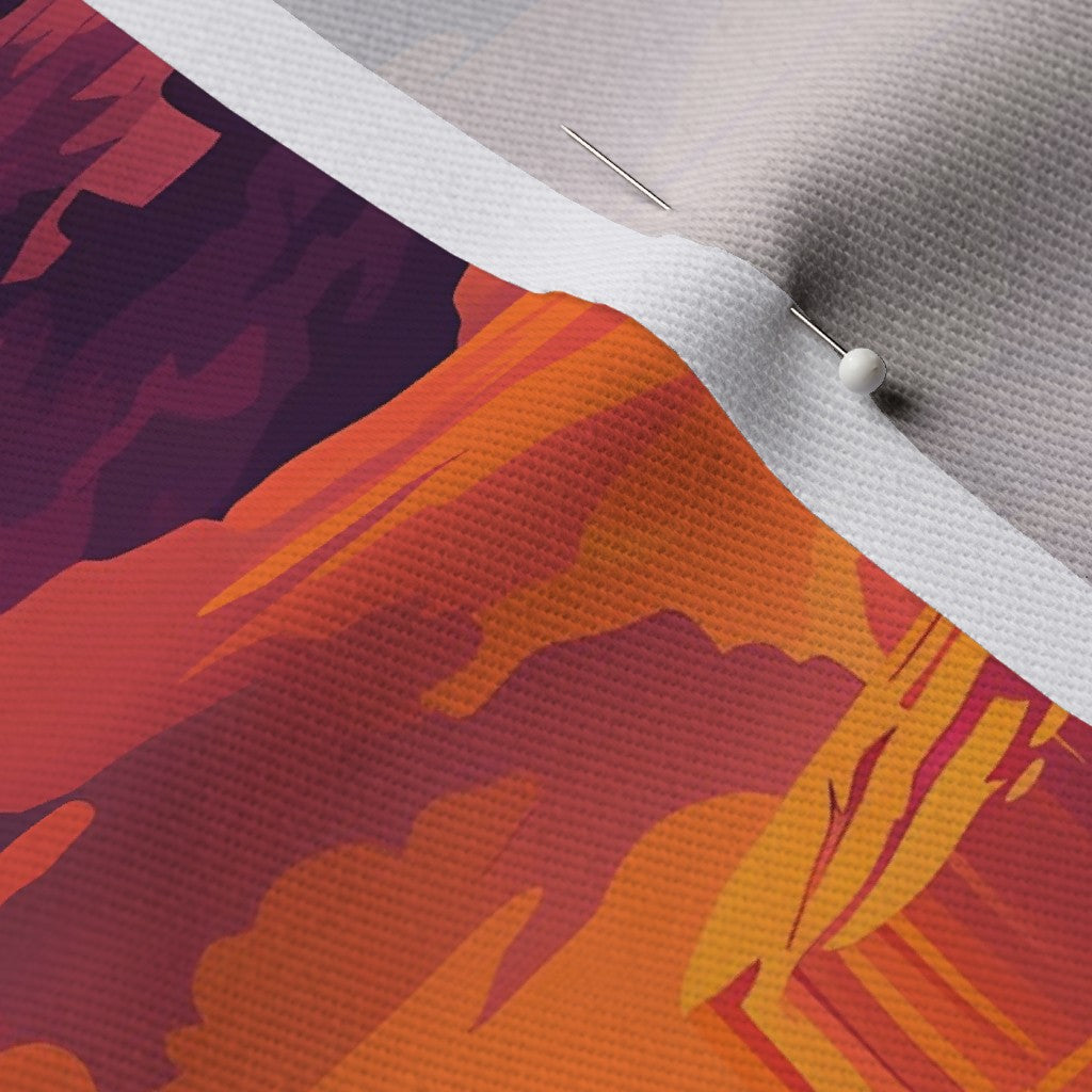 Grand Canyon Majesty Dogwood Denim Printed Fabric by Studio Ten Design