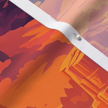 Grand Canyon Majesty Performance Piqué Printed Fabric by Studio Ten Design