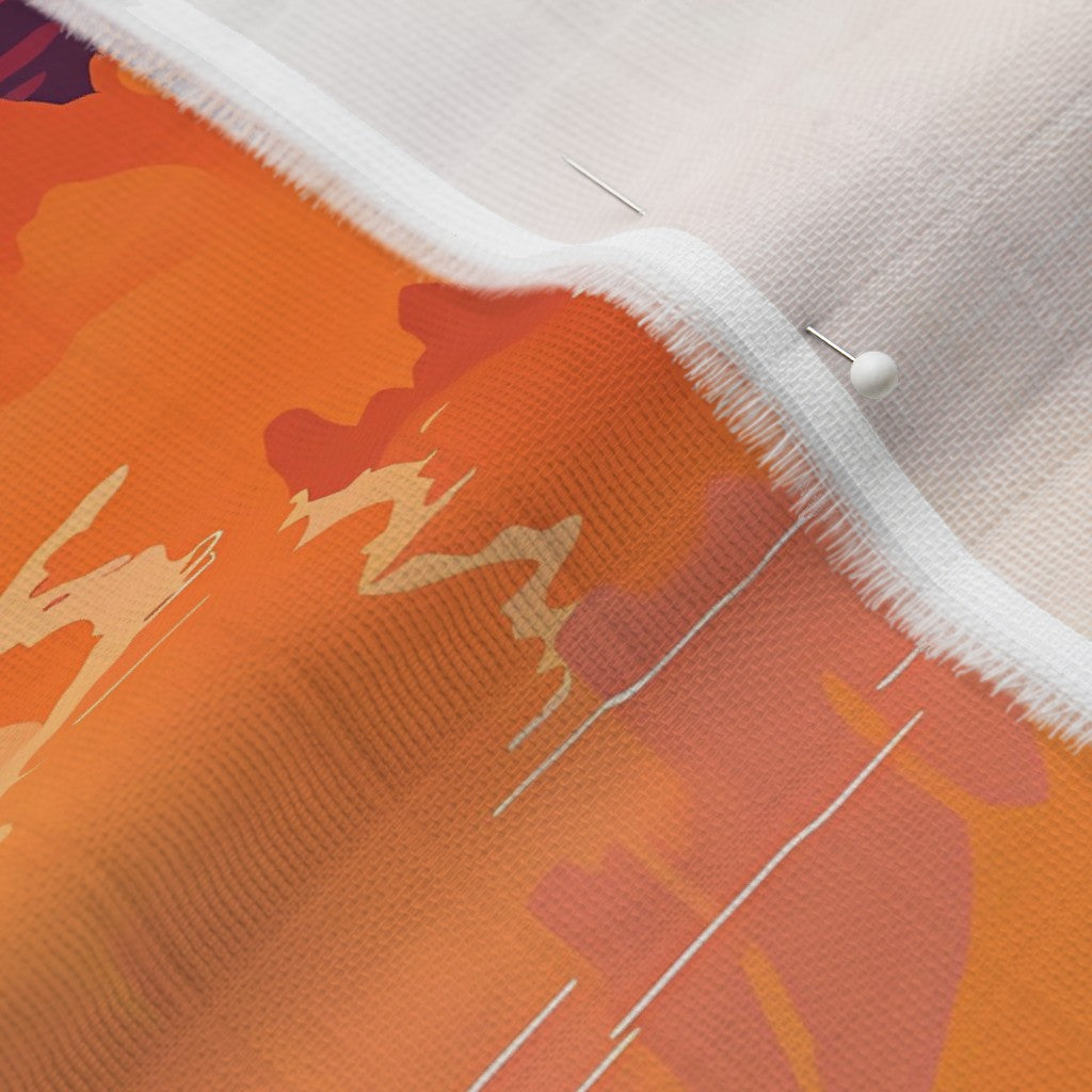 Grand Canyon Majesty Organic Sweet Pea Gauze Printed Fabric by Studio Ten Design