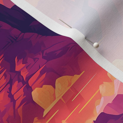 Scenic Grand Canyon Petal Signature Cotton Printed Fabric by Studio Ten Design